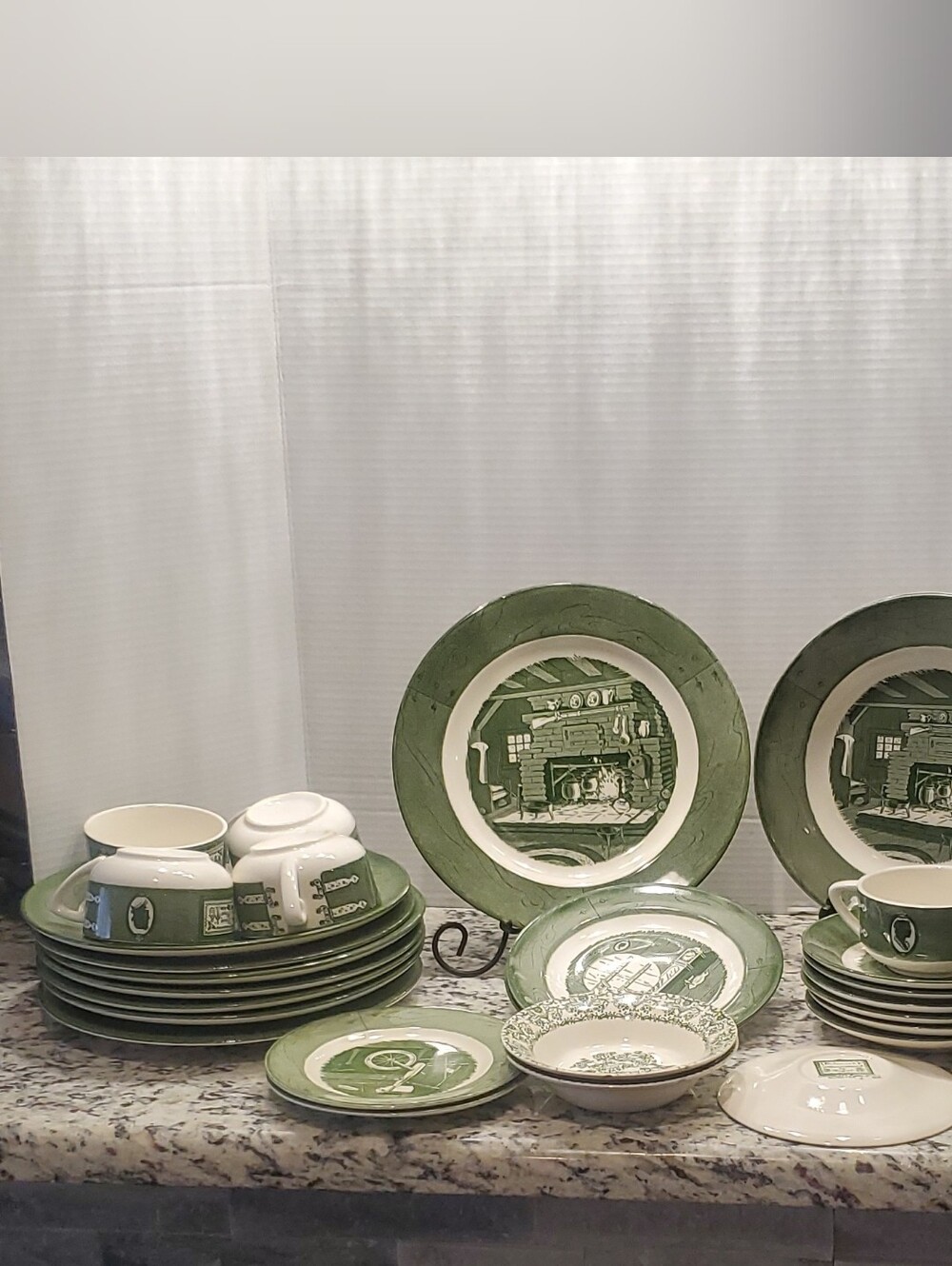Colonial Homestead by royal china ....Centennial set